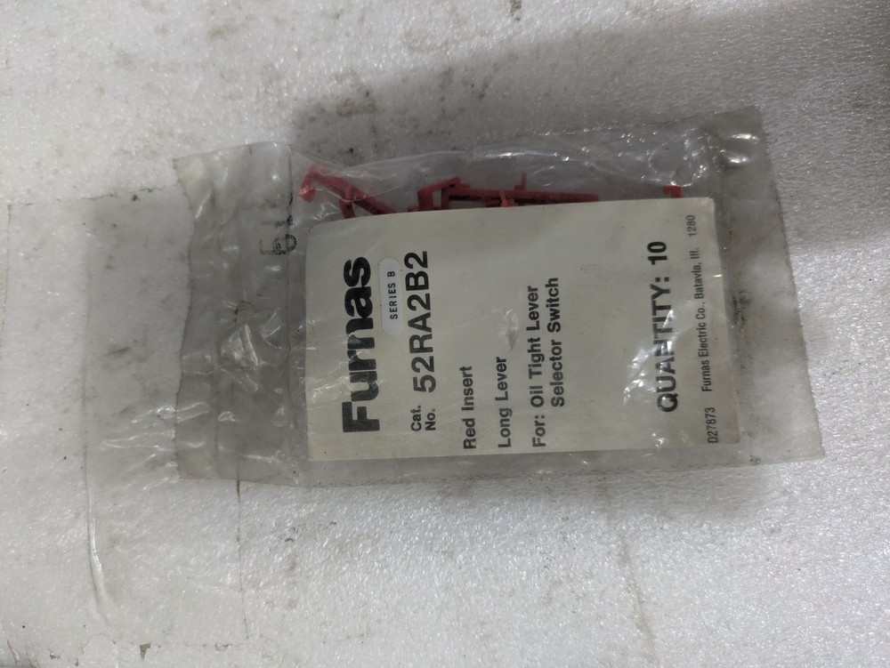 FURNAS 52RA2B2 SER B OIL TIGHT LEVER SELECTOR SWITCH (1 PACK OF 10)
