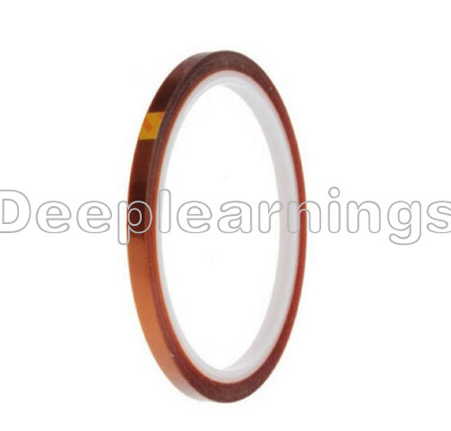 5mm 100ft BGA High Temperature Heat Resistant Polyimide Tape Gold