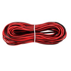 Wire 2 Pin Extension Cable Cord 26 AWG Parallel Wire Tin Plated Copper 10M L