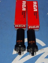 Lot of 2 NIB RCA 6F6 Electron Vacuum Tube + 90 Day Warranty