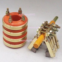 Collecting Ring Conductive Slip Ring 2 / 3 / 4channel Keyway 8-shaped C Brush