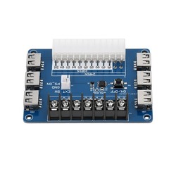 24pins ATX Power Supply Breakout Board USB Charging Chassis Power Adapter Board