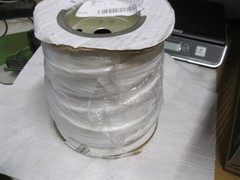 25ft Delfingen Nu-Sleeve Coated Braided Sleeving T117-FR 4 A WH 3/4″ 200°C