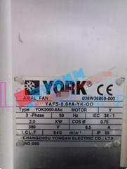 Air conditioning motor YDK2000-6AC 026W36869-000 YDK2000-6 (nameplate provided)