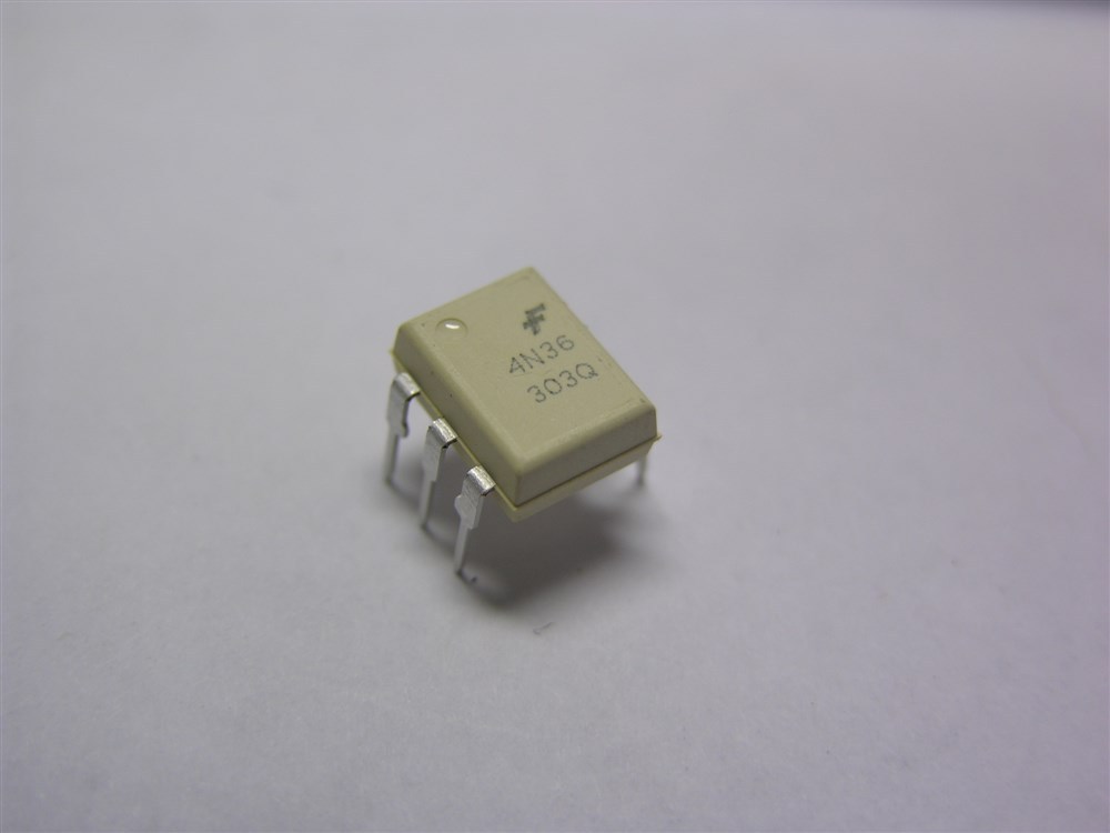 10 Fairchild 4N36 General Purpose Phototransistor Optocouplers 6-DIP