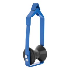 For Universal 4PCS 3 inch Blue Steel Cable Roller Up to 3″ Diameter
