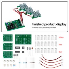 CD4017 + NE555 Flash Light DIY LED Electronic Kit Soldering Learning Project
