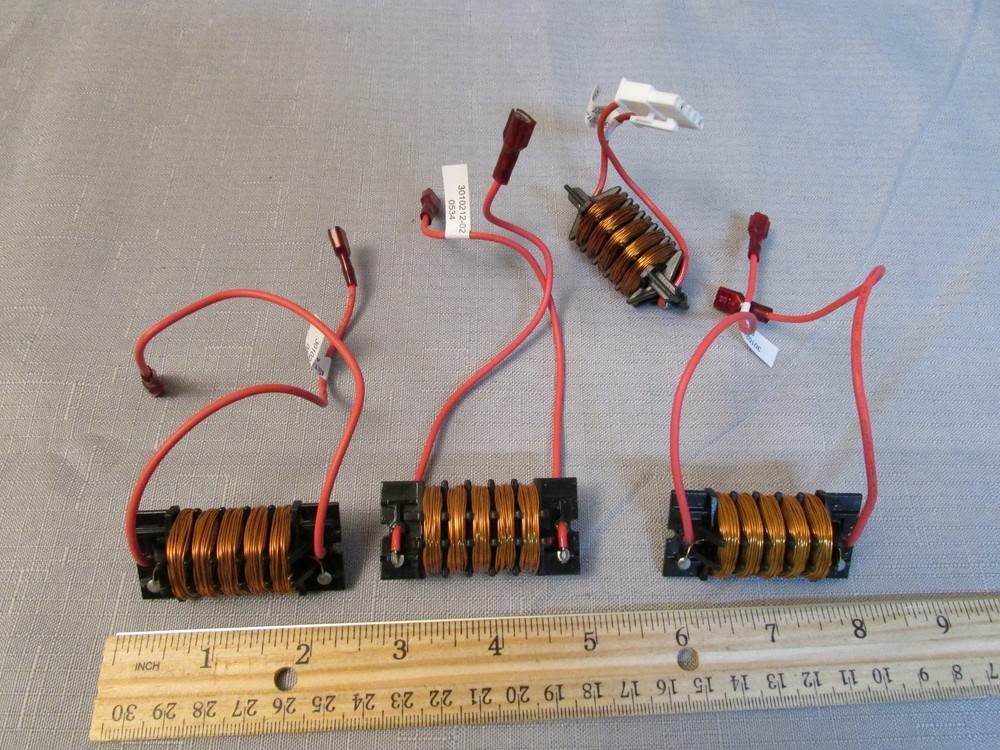 (4) Datatronics Air-Core Pulse Forming Inductor 0.75mH