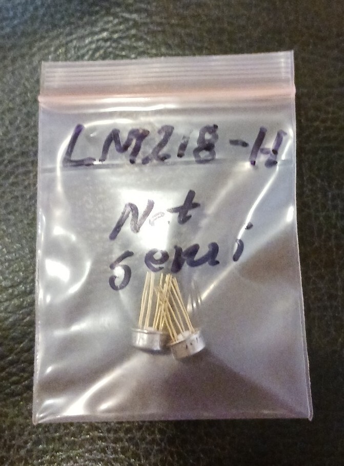 2 ea NEW National Semi LM218H Factory Original Parts **NOT CHINESE COUNTERFEIT**