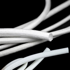 White Black Expandable Braided Sleeving Cable Wire Sheathing Tidy 1mm to 25mm