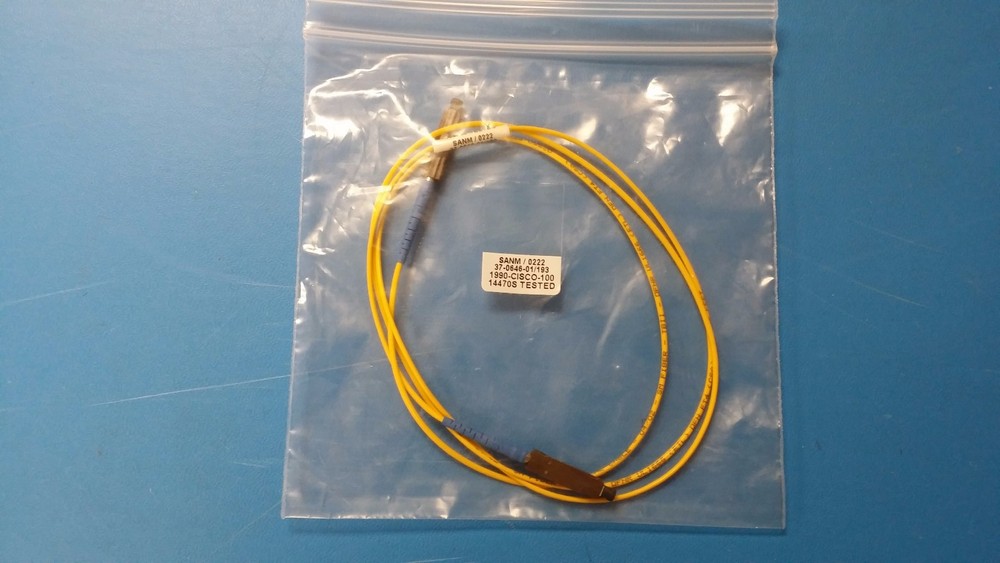 (1 PC) 4′ CORNING FIBER OPTICAL CABLE WITH MU-P7 CON ON EACH END (37-0646-01/193