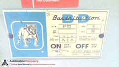 BD BP-322 FUSIBLE BUS PLUG #320994