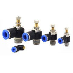 1Pcs Pneumatic Push In Fittings Air Hose Quick Connector to Thread Pipe Adapters