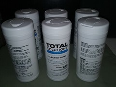 180 Total Solutions Electro Wet Wipes Eliminate Static Electronic Equipment 1449