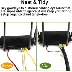 5M DIY Braided Wire Cable Sleeve Nylon Cord Protector Split Pipe Cable Organizer