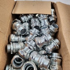 KONKORE CC50RKON, 1/2″, Steel, Non-Insulated, Compression, EMT Connector , 50 pc