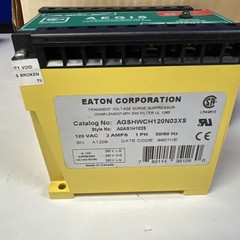 Cutler-Hammer AGSHWCH120N03XS Power Line Filter New Old Stock