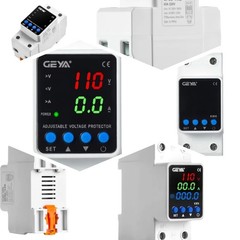 GEYA 02U Type 63A 110V Over Current Protector Over&Under voltage Protective NEW