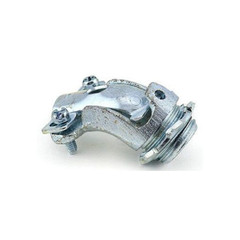 Bridgeport Fittings 800, 3/8″, 1/2″ KO, Iron, 45D, AC/Flex Connector, 1 pc