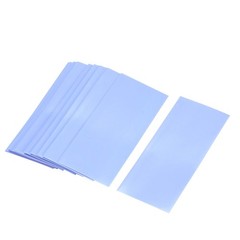 Heat Shrink Tubing 29.5mm Flat Width 20pcs for 18650 Light Blue