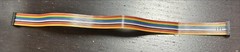 Multi-color Ribbon Cable 14-pin Female Connectors 1 Foot Long