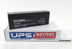 UPS Battery Center TLV1226F1 Rechargeable Battery 12V 2.6Ah – NEW Surplus!