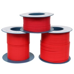 Red PTFE Tube Tubing ID x OD 0.3mm to 3.78mm Pipe 150V for RepRap 3D Printer