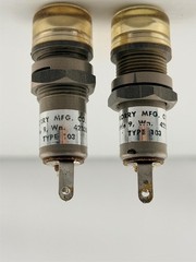 Korry Mfg Co Aircraft Panel Indicator Lights Type 103 9W Lot of 2 Original Part