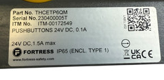 Fortress Interlocks THCETP6QM E-Stop Safety Switch 24V DC IP65