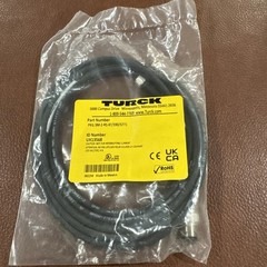 Turck U-0930-59 Cordset, PKG 3M-2-RS 4T/S90/S771 UX13568 Cable