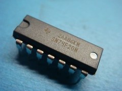 (5) TI SN74F20N 2-CHANNEL NAND GATE 4 INPUT 14 PIN DIP 74F20 IC CHIP