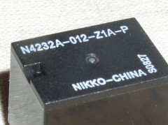 1 NIKKO N4232A-012-Z1A P SPDT 12V COIL 20 AMP DC CONTACTS PCB AUTOMOTIVE RELAY