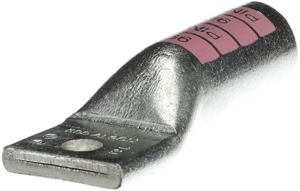 Color-Keyed 60171, 500 KCMIL, 1/2″ Stud, Long Barrel, Aluminum, 1-Hole Lug, 1 pc