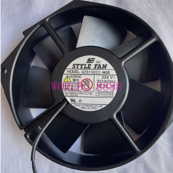 1Pcs UZS15D22-MGW STYLE 220V 172*150*38 all-metal high temperature resistant fan