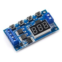 DC12V 24V Dual MOS LED Digital Time Delay Relay Trigger Cycle Timer Delay Switch