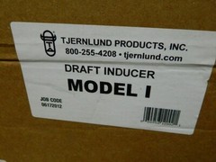 Tjernlund 4C732 I Blower Draft Inducer 115V 1/4HP NEW in box with Hardware