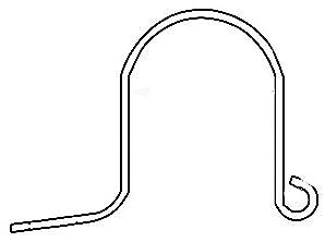 Steel City J 800 62, Interlocking Strap, Interlocking Strap Sz62 Stl, 1 PC