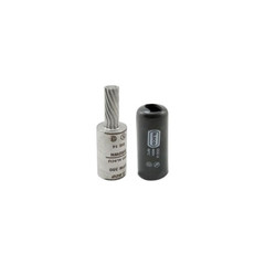 Ilsco CPM-2, 2 AWG, Electro Tin Plated Copper, Compression Pigtail Adapter, 1 pc
