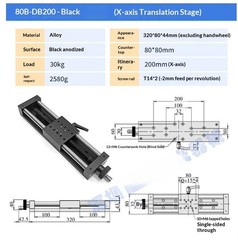 Heavy Duty Slide TableManual Precision Displacement TableMini Displacement Table