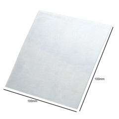 5x pure zinc Zn plate sheet metal film 100mm * 100mm x 0.5mm YL