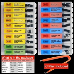 Electronics Parts Kit – 161 pcs Analog IC Components