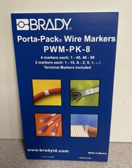 Brady Porta Pack Wire Markers PWM-PK-8 Terminal Markers Labels NEW