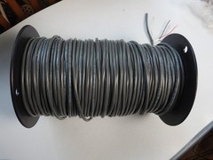 500ft–Carol E2033S-18-10 18/3C -Shielded Sound/Security Cable Gray Wire