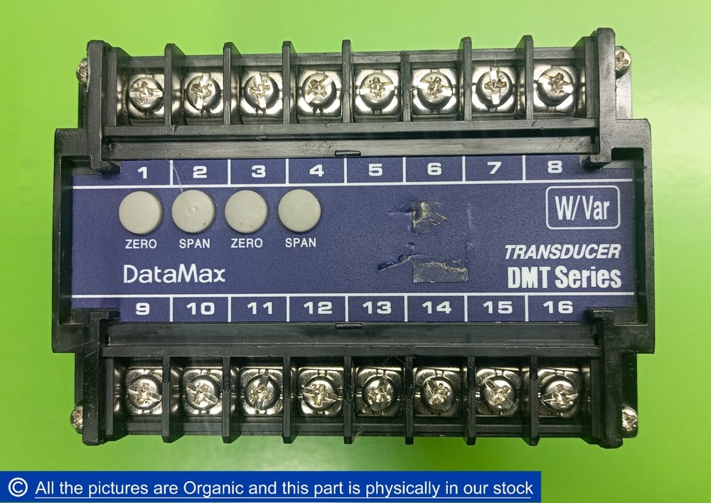 DataMax DMT-WR1 W/Var Single Phase Transducer DMT Series DMTWR1 1-Phase 2-Wire