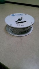 AlphaWire 3222 Slate 100ft 22AWG PVC/NYLON ISN. Braid Shield