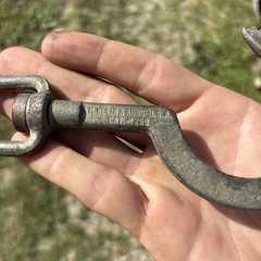 Klein Tools Lineman Slack Block Swivel Anchor Hook #259 Old M KLEIN & SONS USA