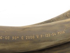 Royal Electric 2/0 AWG-3 4 Conductor 90 DEG C 2000V Rubber Cord 69FT 2/0/4