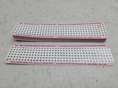 Bulk Mixed Lot of Wire Markers Numbers And Letters Nos See Pictures For Details