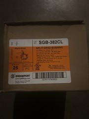 Bridgeport SGB-382CL, 3/4″, 14 to 4, Die-Cast, Split Grounding Bushing (25 Box)