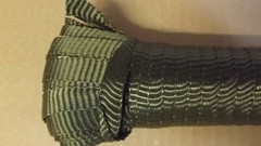 5/8″ x 100′ 1800# tensile polyester pull tape, mule tape, webbing, Green, USA